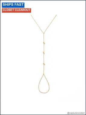 10K Solid Gold Beaded Hand Chain Bracelet Adjustable Fine Jewelry